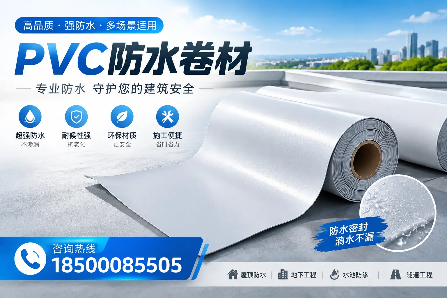 PVC防水卷材的市场竞争分析，贵港品牌选择参考